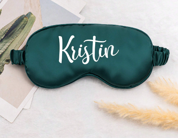 Personalized Satin Eye Mask