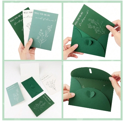 Will You Be My Bridesmaid Card with Envelope