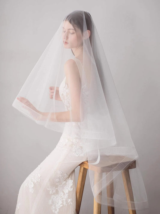 Minimalist Bridal Veil for wedding