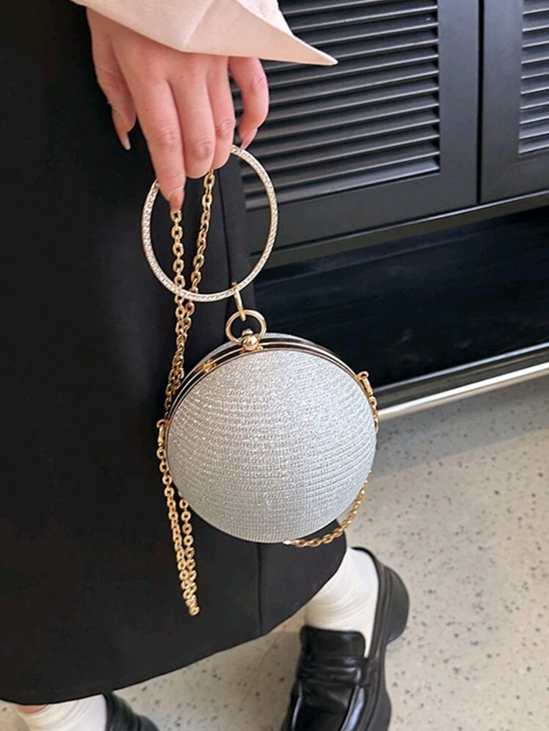 Casual Mini Circle Evening Bag