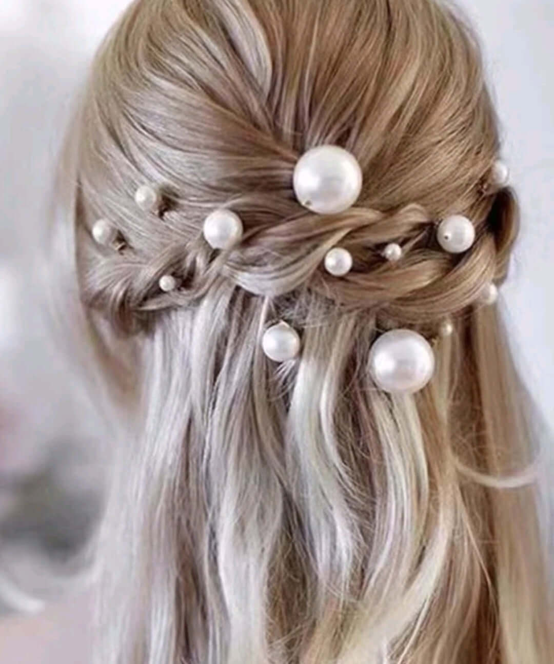 18pcs Women Faux Pearl Bridal Hair Clip