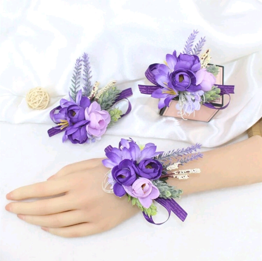 Lavender Wrist Corsage