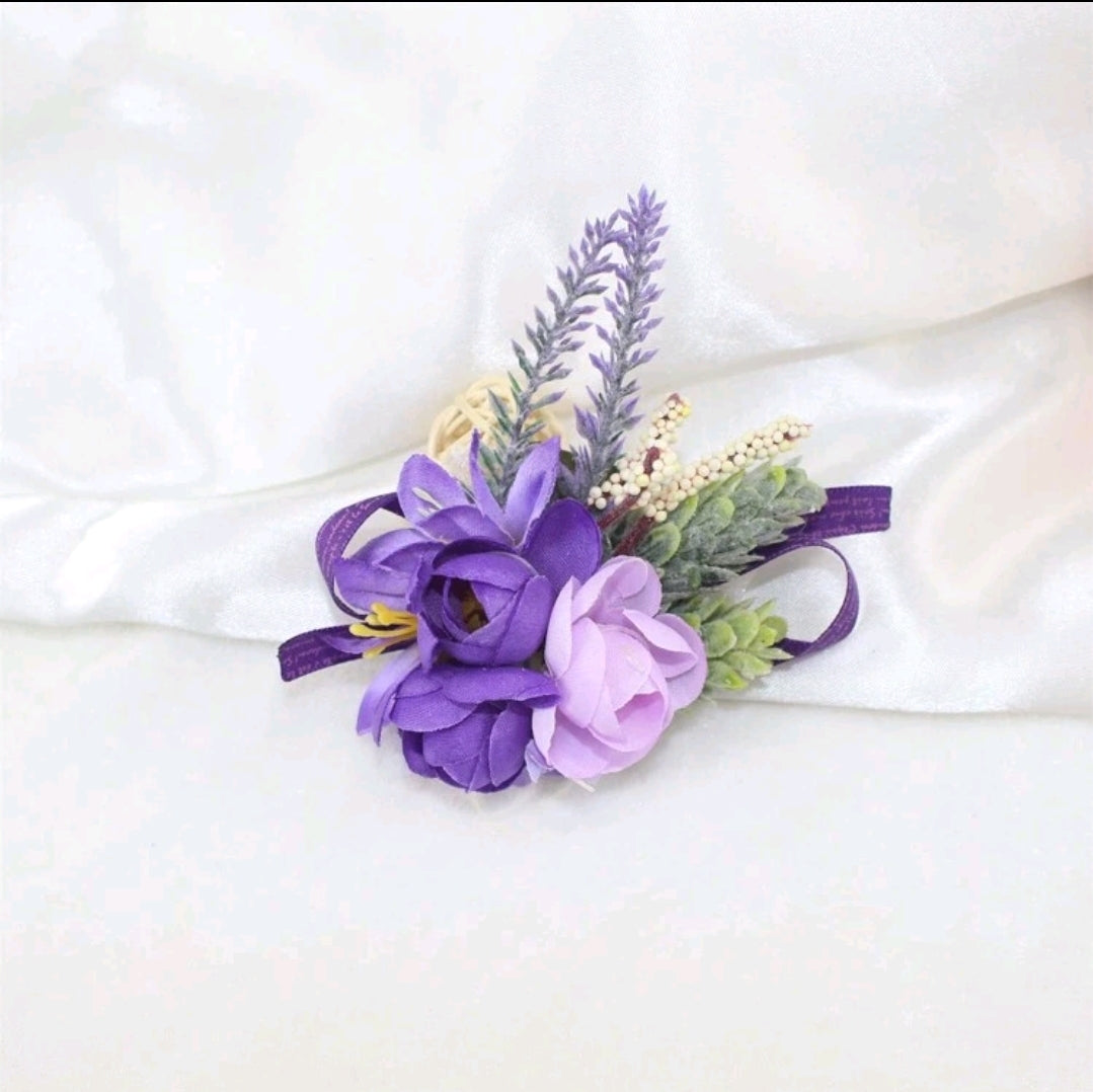 Lavender Wrist Corsage