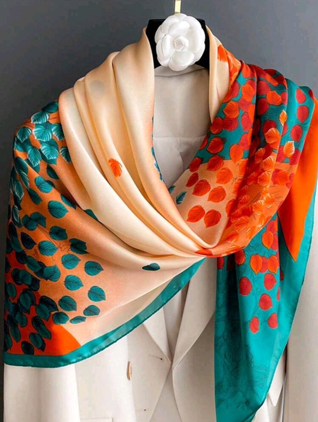 Simulation Silk Scarf