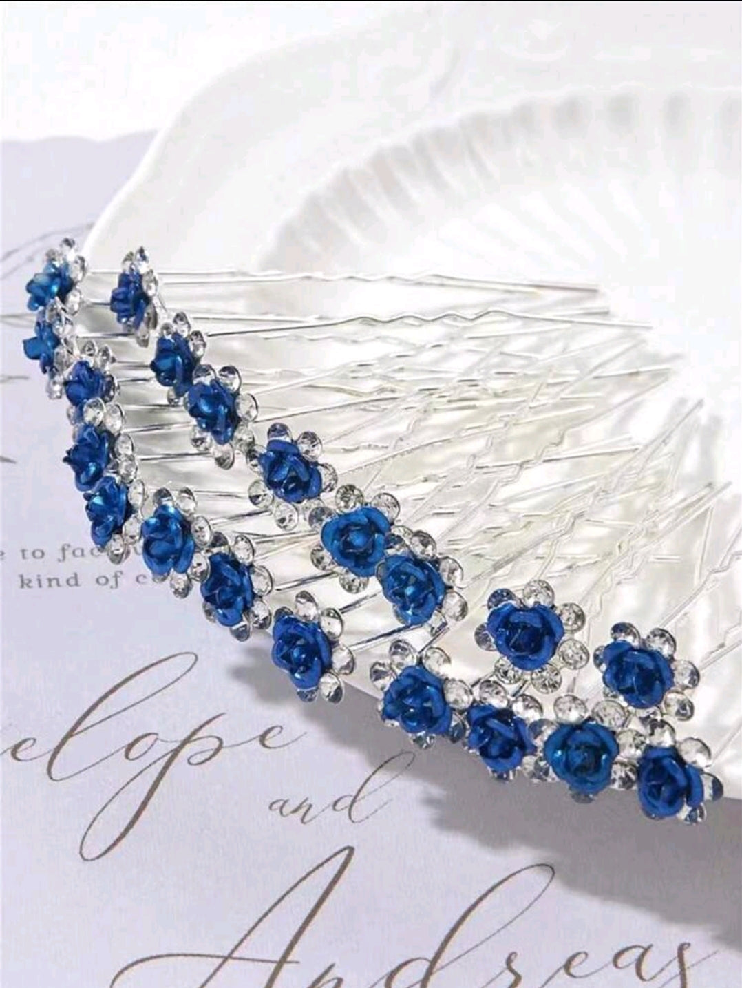 20pcs Bridal Hairpins With Rhinestone Decor