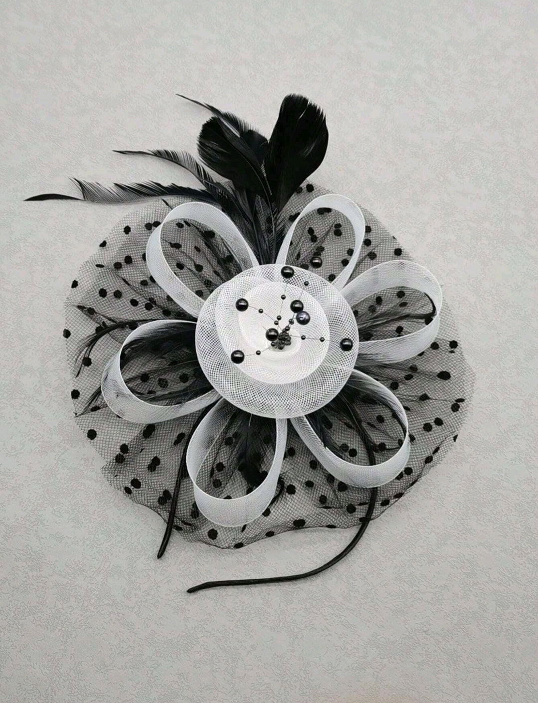 Feather Fascinator Tea Party Hat