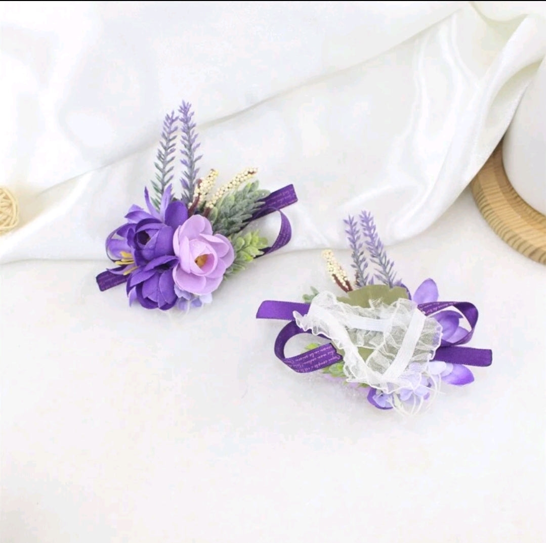 Lavender Wrist Corsage