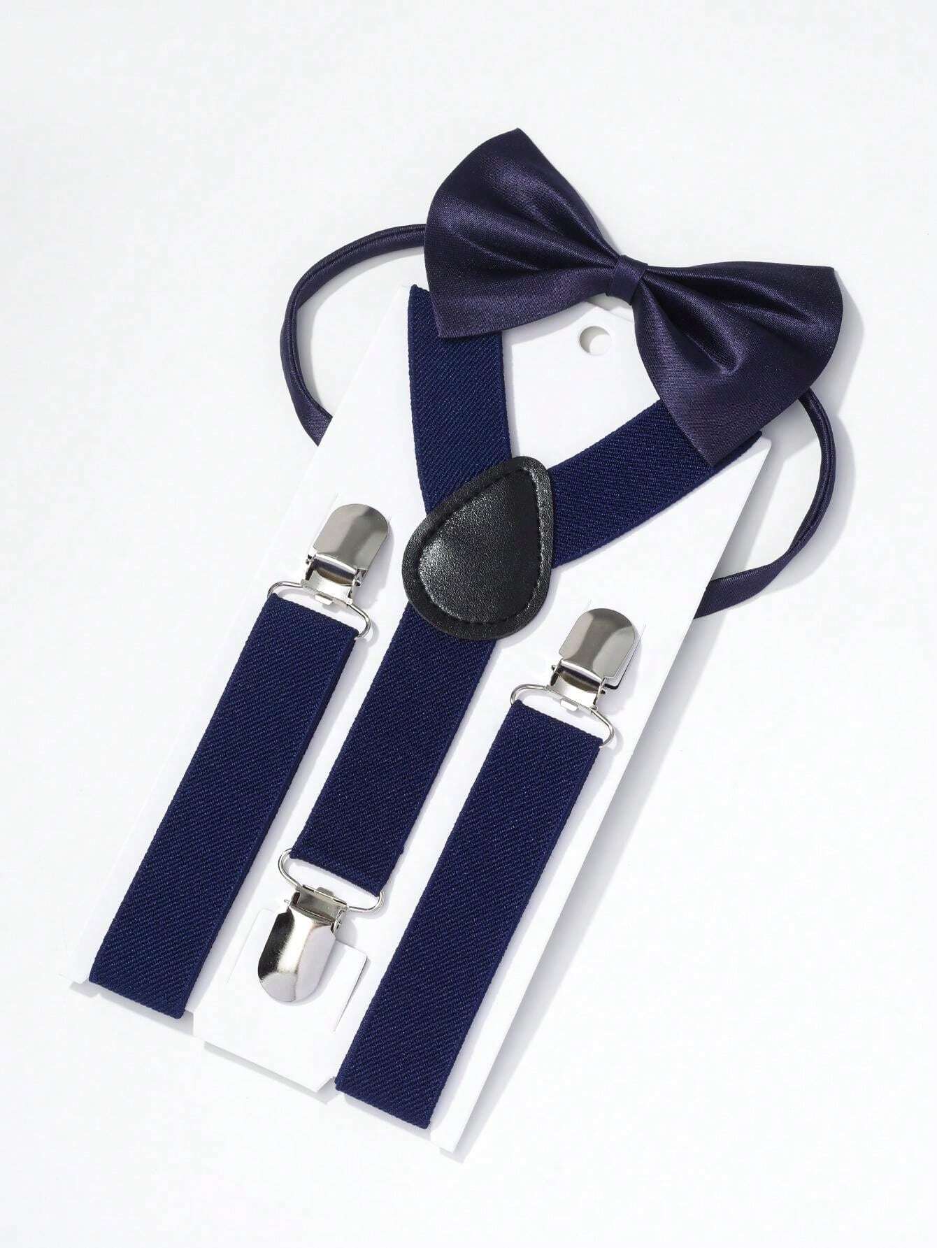 Children's Bow Tie And Suspender Set of 3