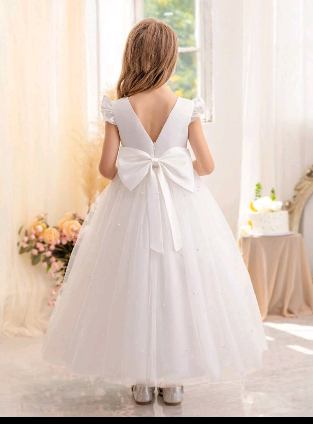 Bowknot Party Tulle Princess Dress