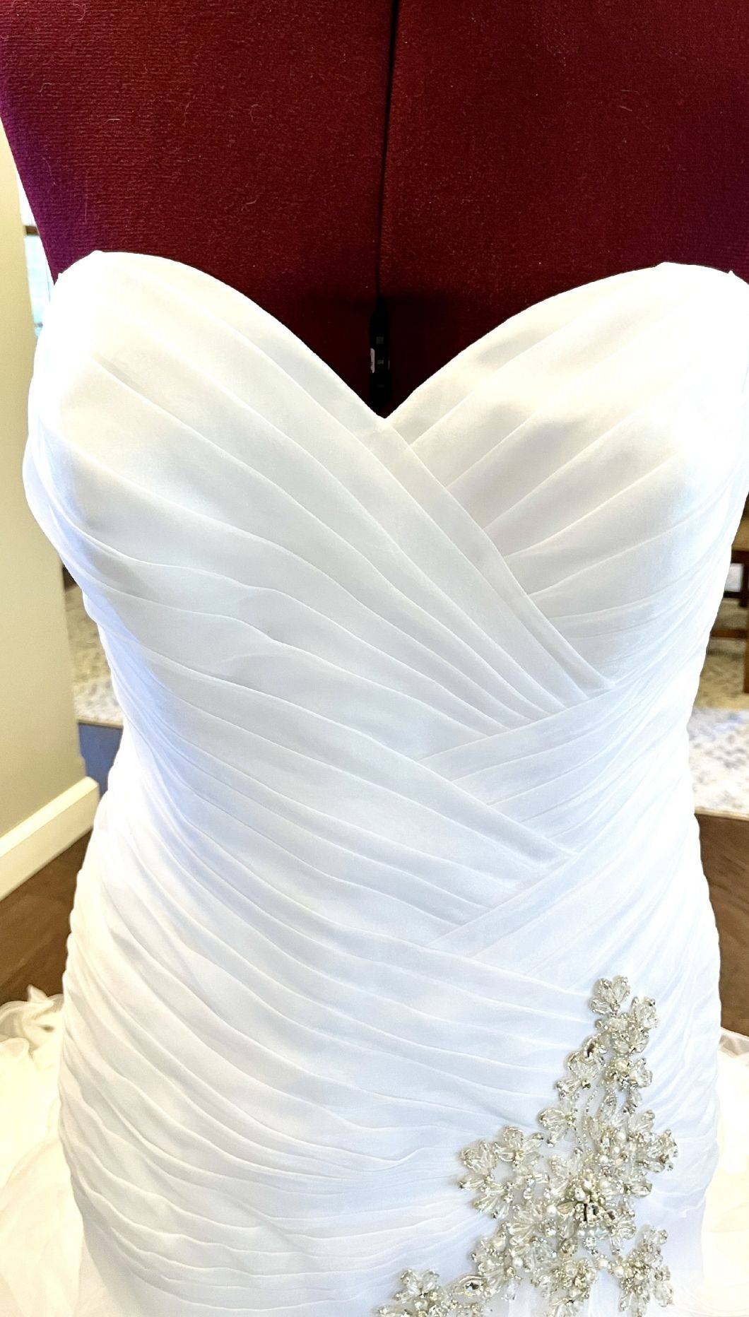 Allure Bridals Ruched Bodice Wedding Dress