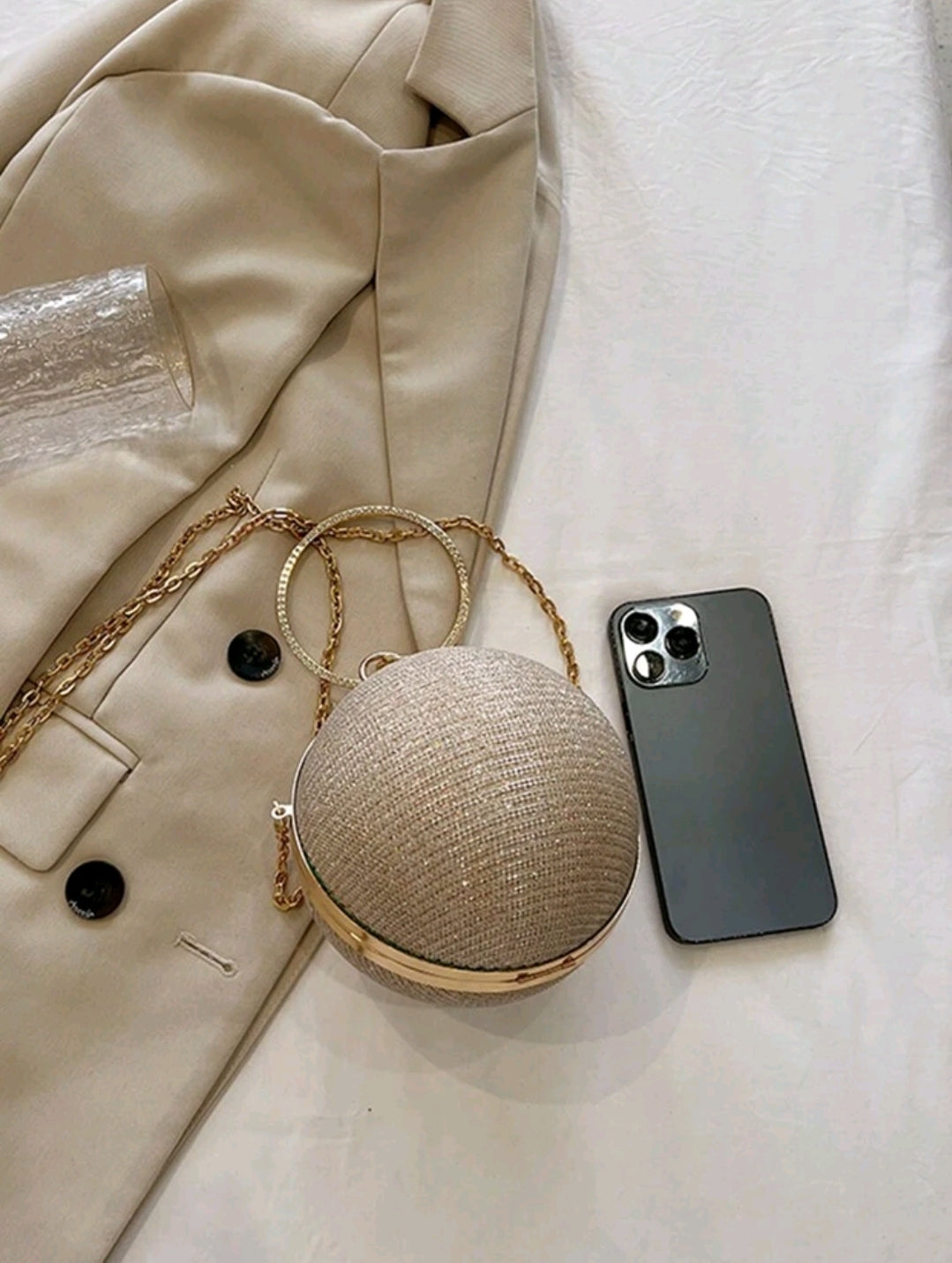 Casual Mini Circle Evening Bag