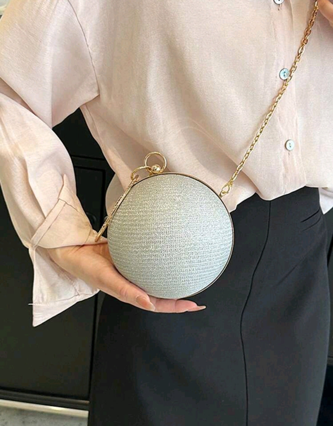 Casual Mini Circle Evening Bag