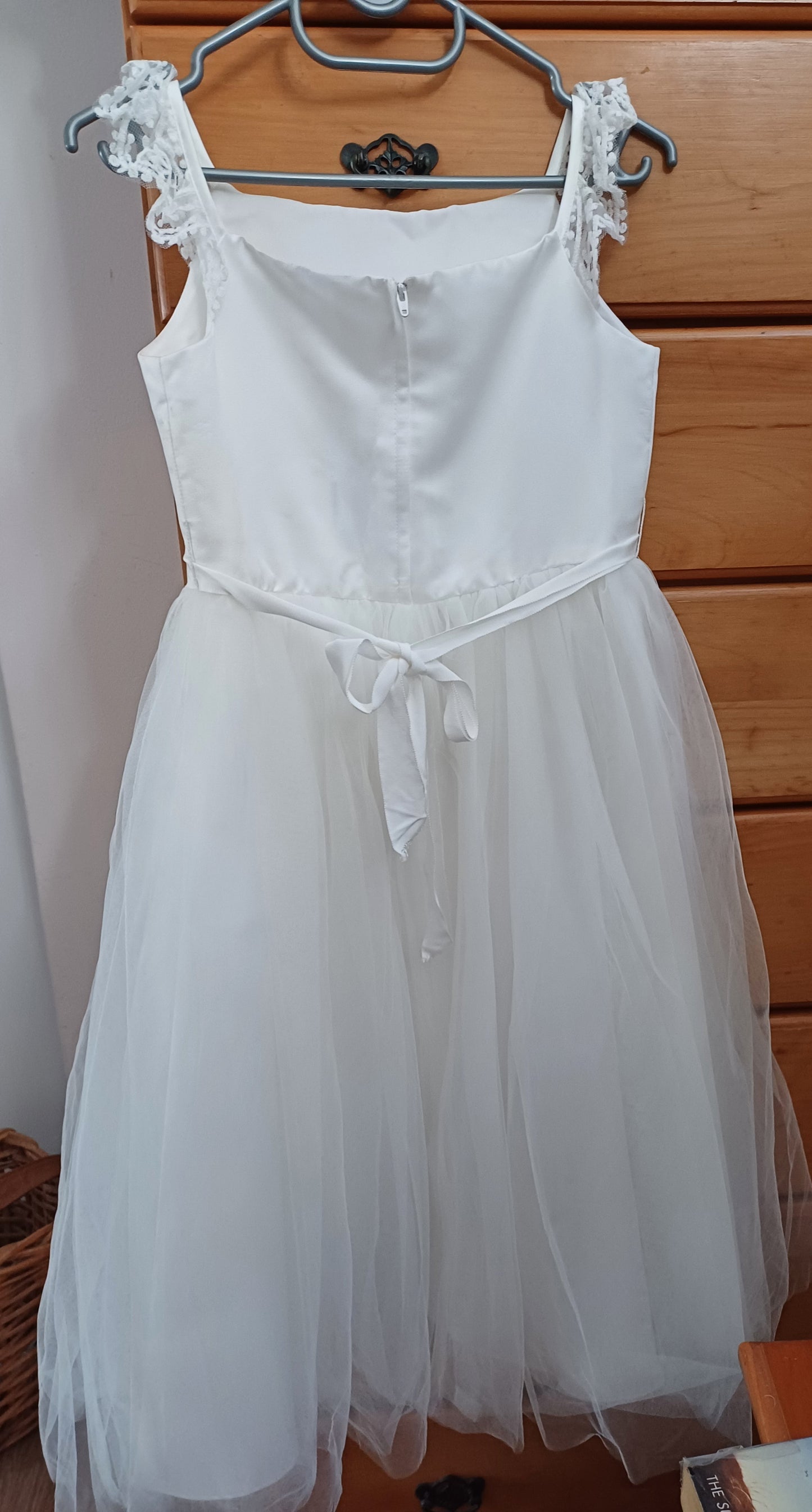 Girls Party Dress Ivory