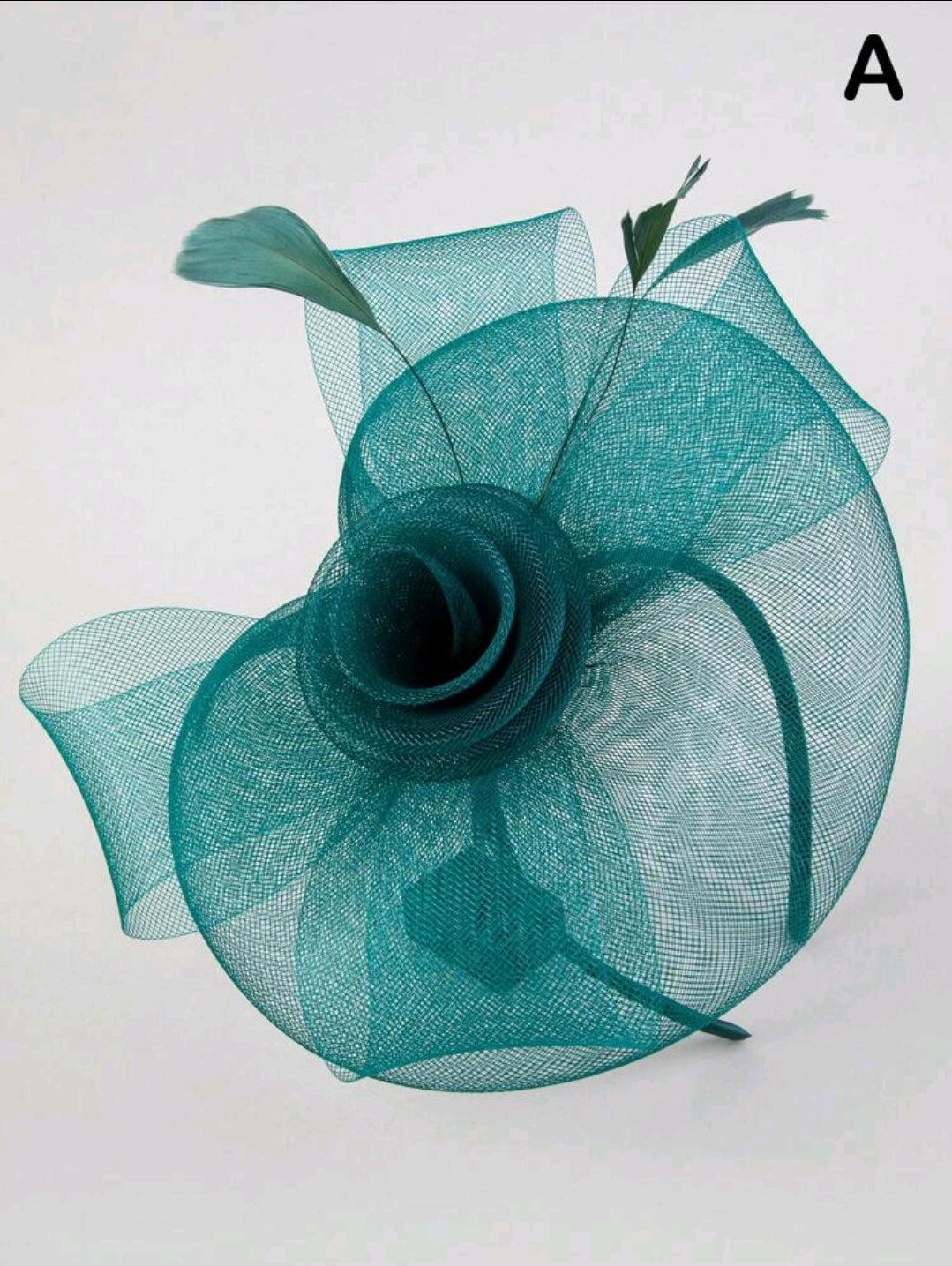 Mesh Hand Work Fascinator