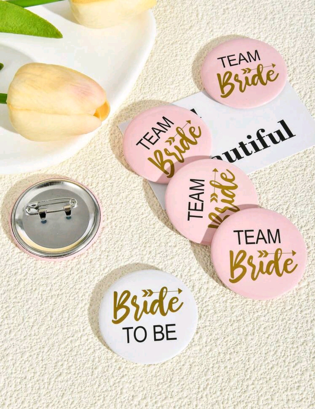 6pcs Bachelorette Party Pins