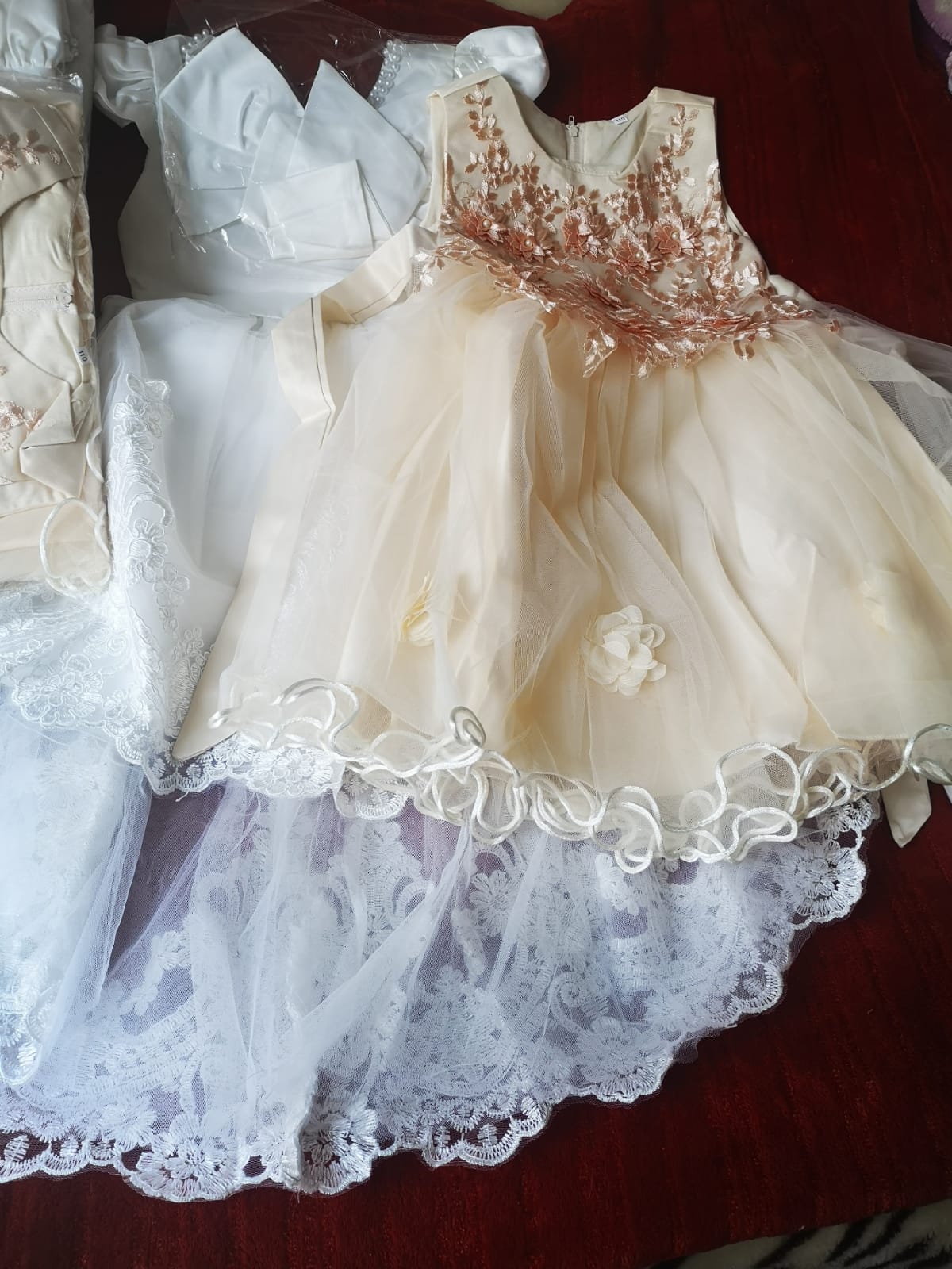 Girl s Formal Dress With Puffy Tulle Skirt