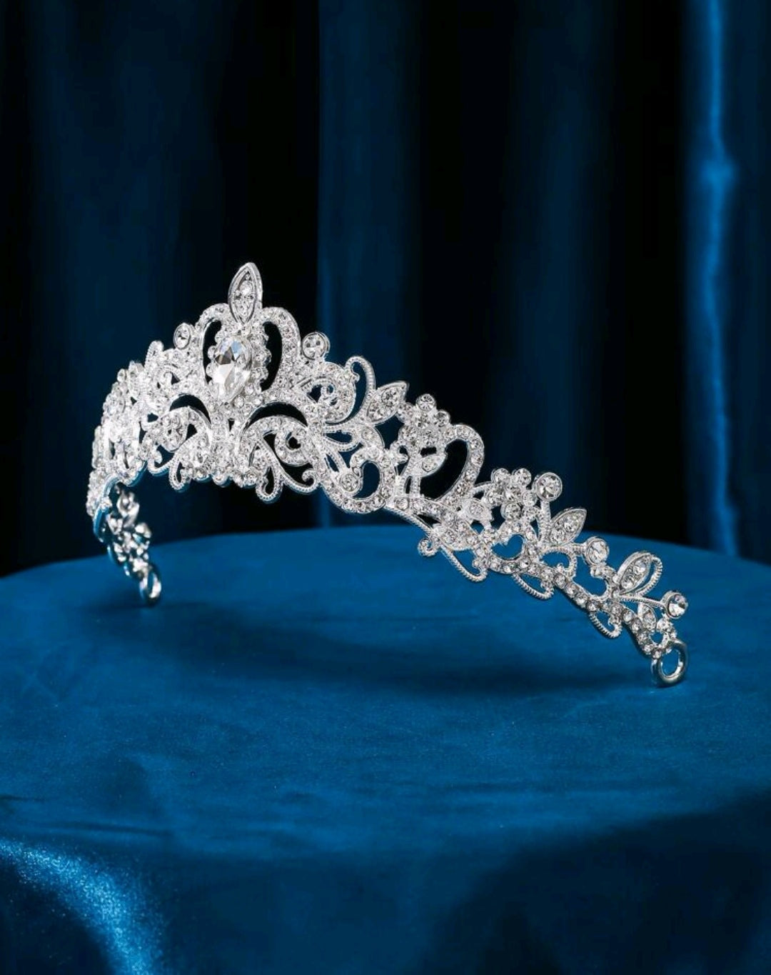 Rhinestone Crown Design Wedding Headband