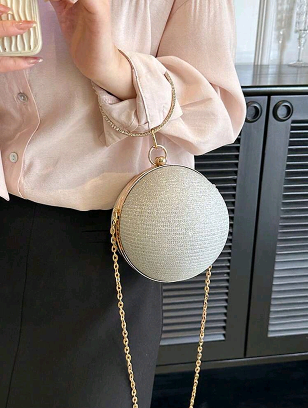 Casual Mini Circle Evening Bag