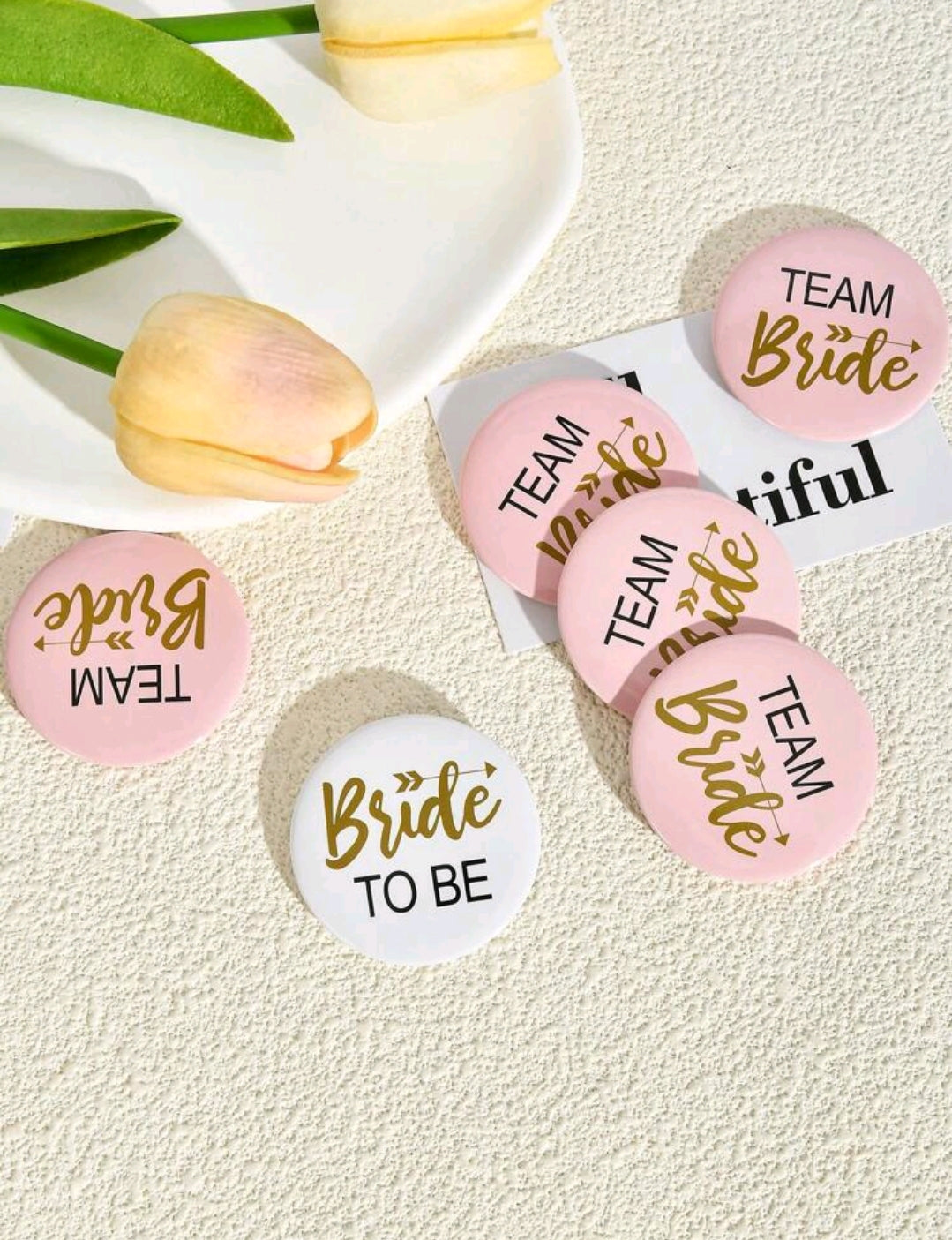 6pcs Bachelorette Party Pins