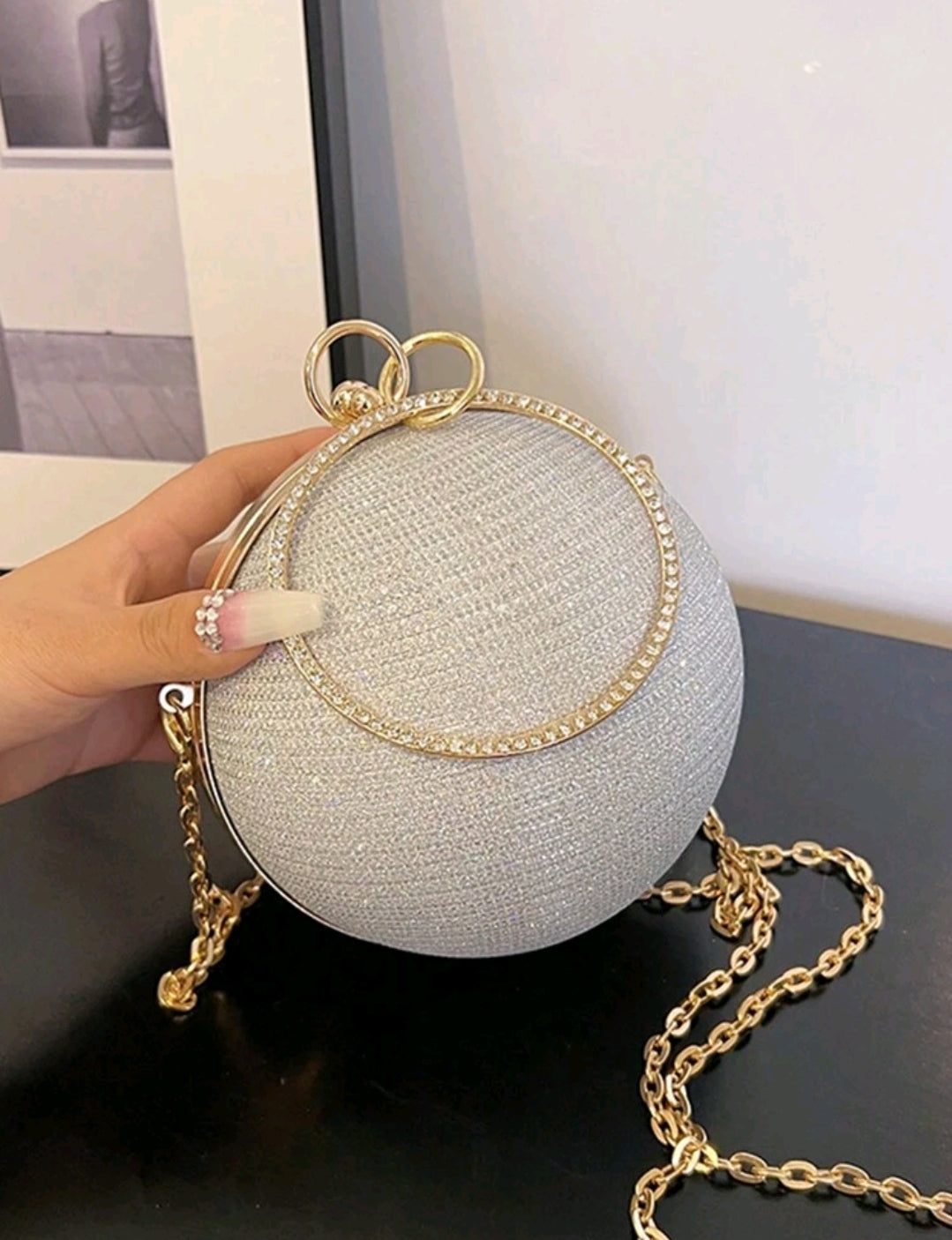 Casual Mini Circle Evening Bag