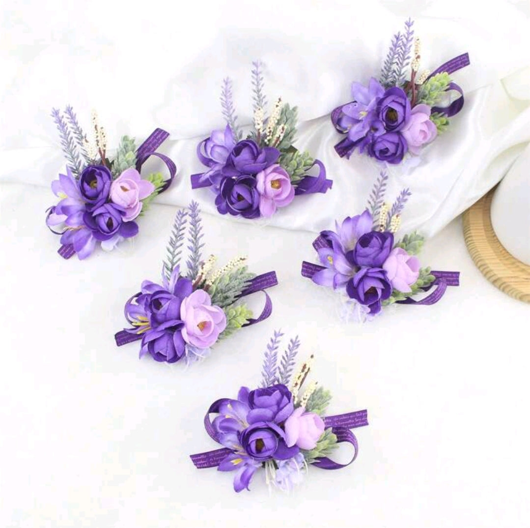 Lavender Wrist Corsage