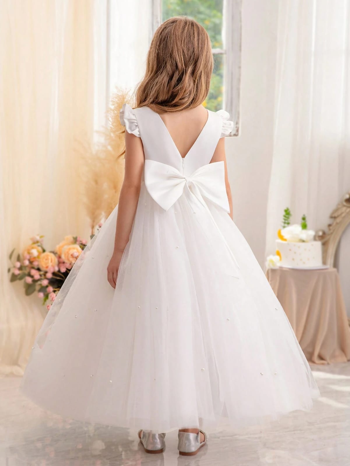 Bowknot Party Tulle Princess Dress