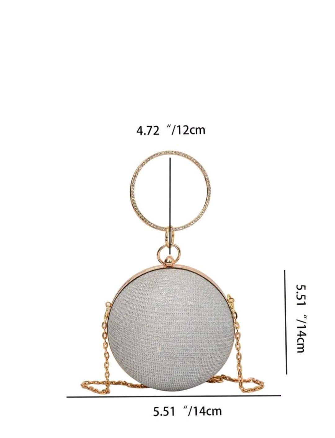 Casual Mini Circle Evening Bag