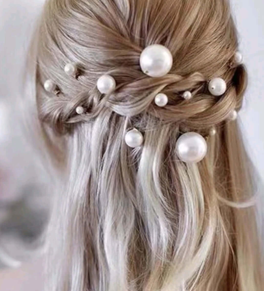 18pcs Women Faux Pearl Bridal Hair Clip