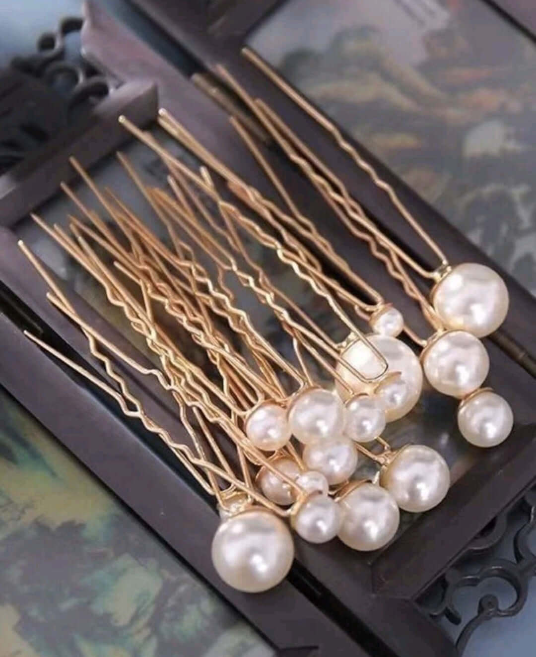 18pcs Women Faux Pearl Bridal Hair Clip