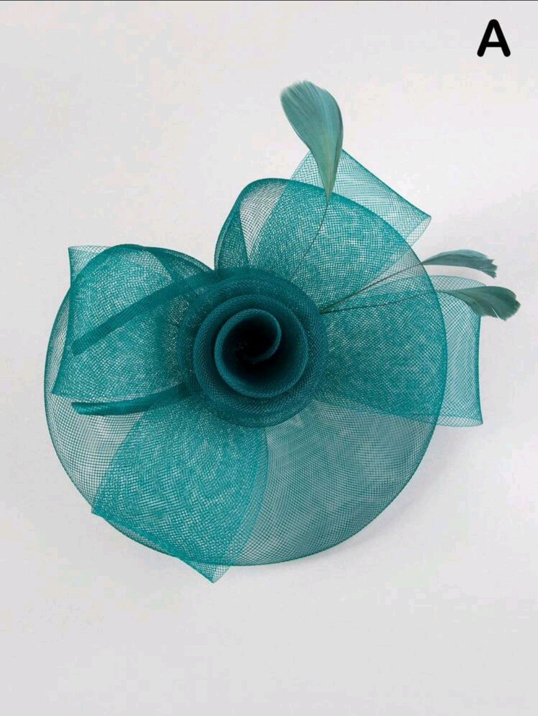 Mesh Hand Work Fascinator